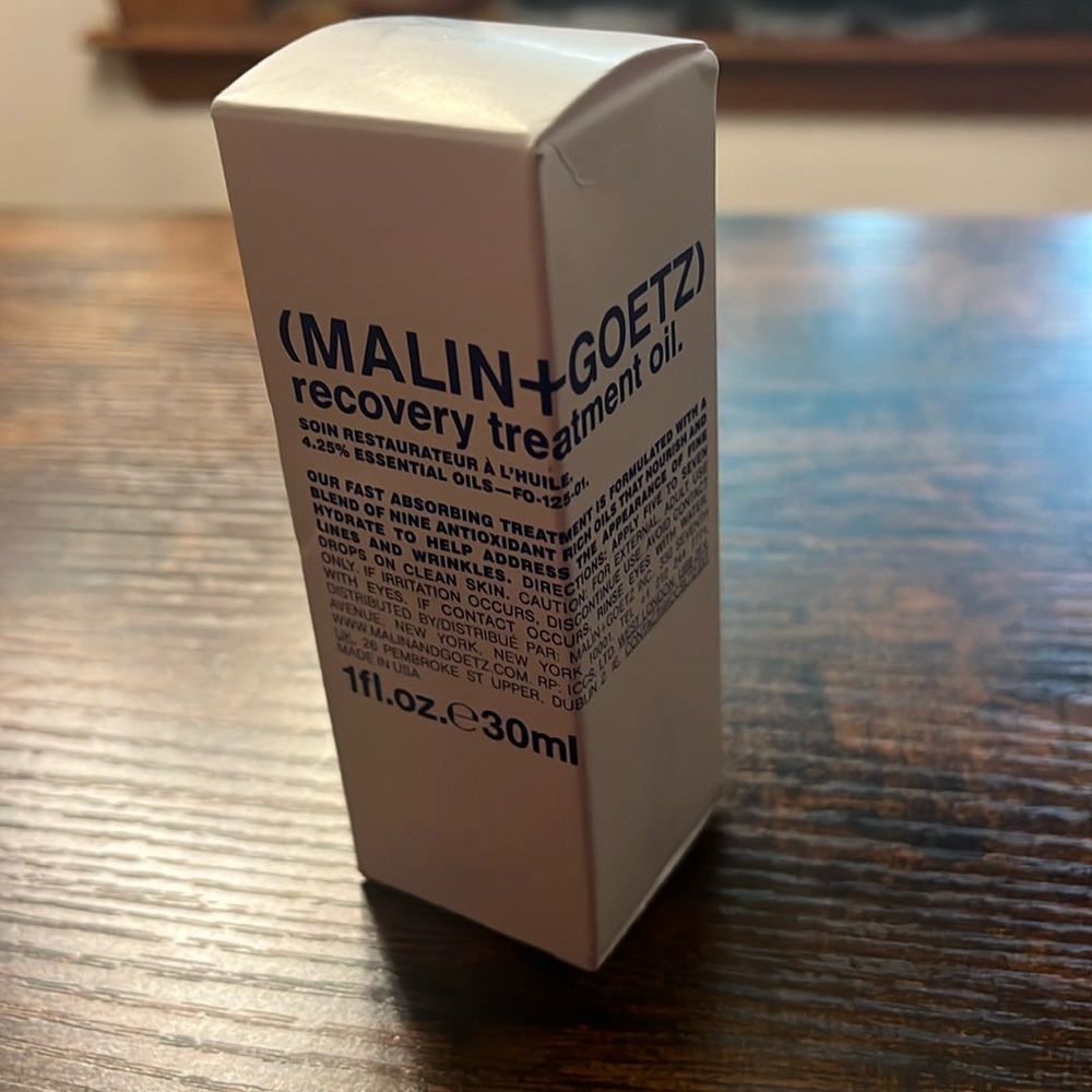 BRAND NEW Malin+Goetz Recovery Treatment Oil